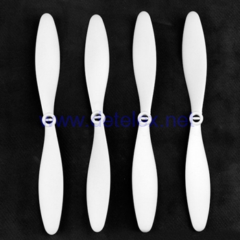 XK-X380 X380-A X380-B X380-C air dancer drone spare parts main blades propellers (White) - Click Image to Close